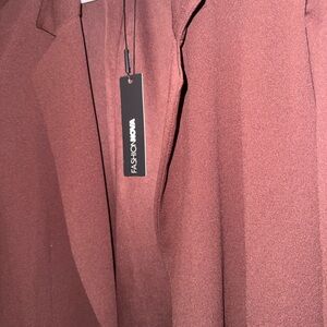 Fashion Nova Chocolate Blazer